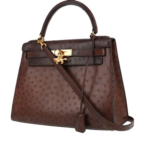 borsa struzzo hermes|Borsa Hermès Kelly 405105 .